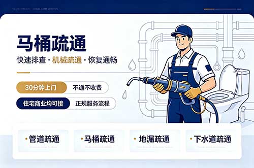 北城新区马桶疏通
