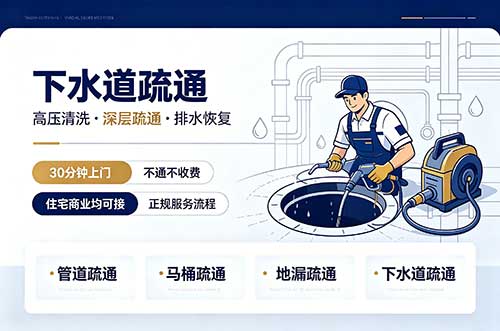 北城新区下水道疏通